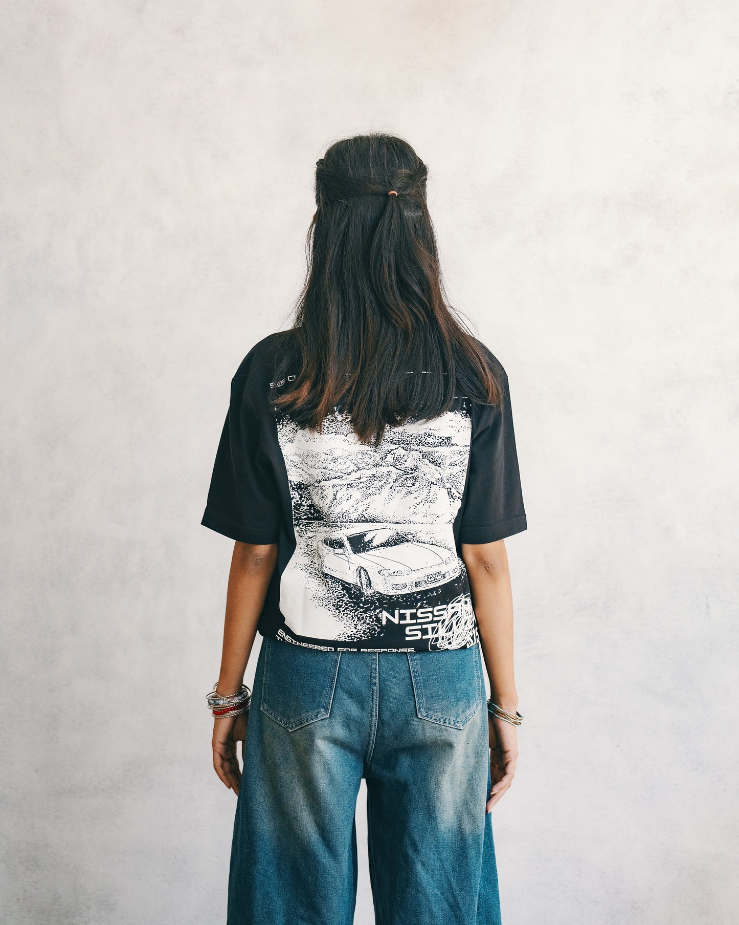 Orbit Black Tee - Female
