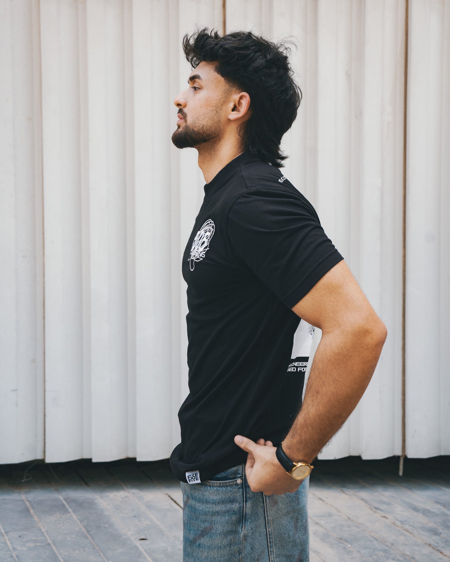 Orbit Black Tee - Male